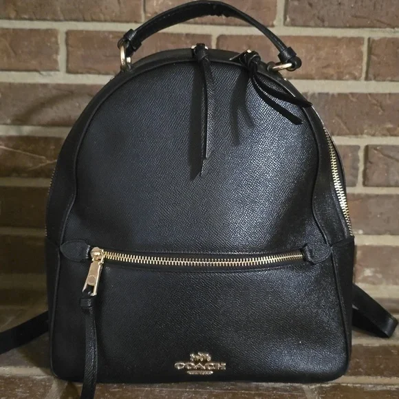 Coach | Bags | Coach Jordyn Crossgrain Leather Backpack Black | Poshmark